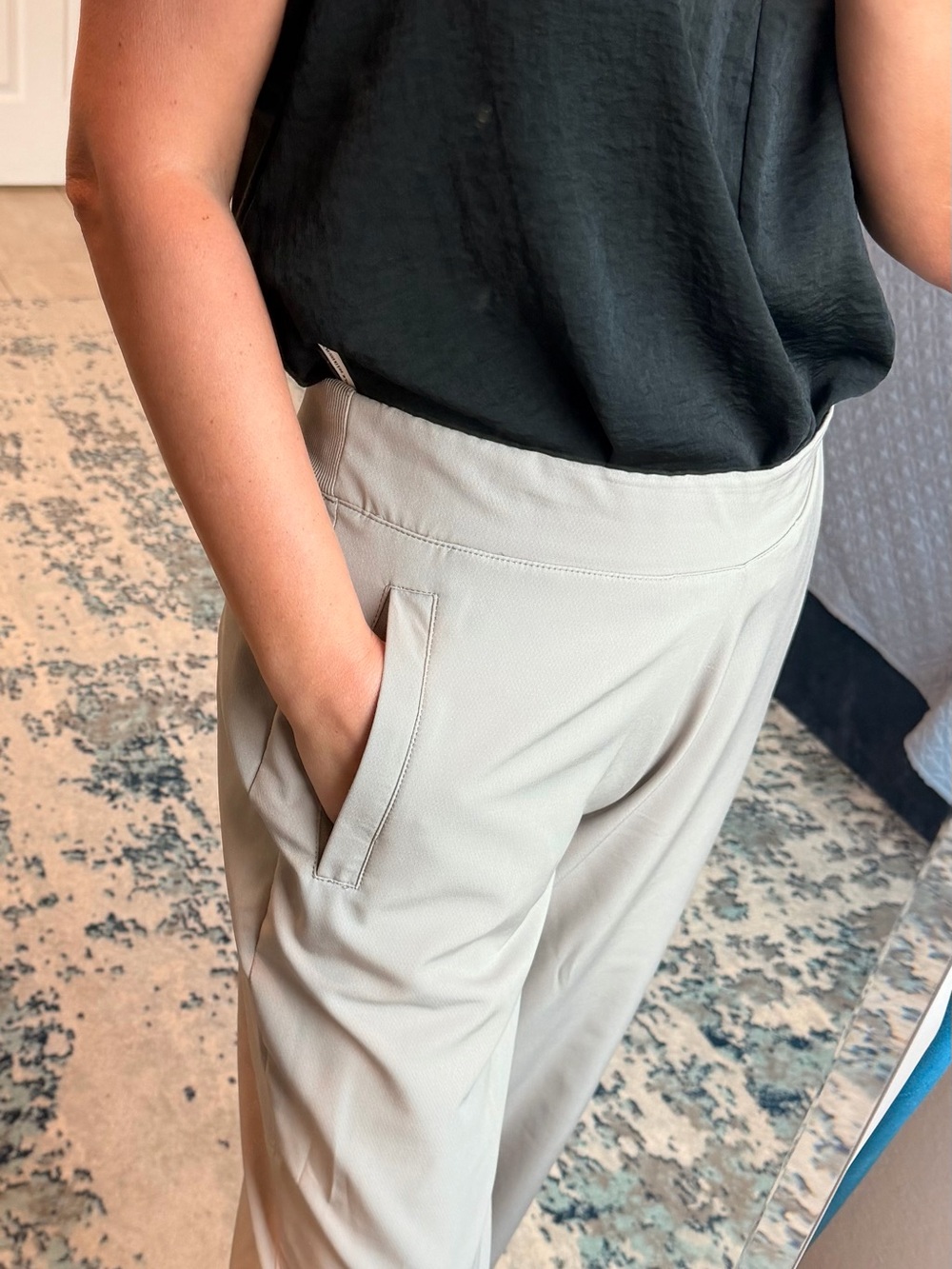 Calvin Klein Performance Beige pants - Picture 3 of 12